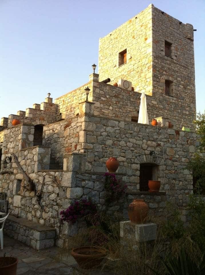 Pírgos Dhiroú Charouda Stone Tower 아파트 외부 사진